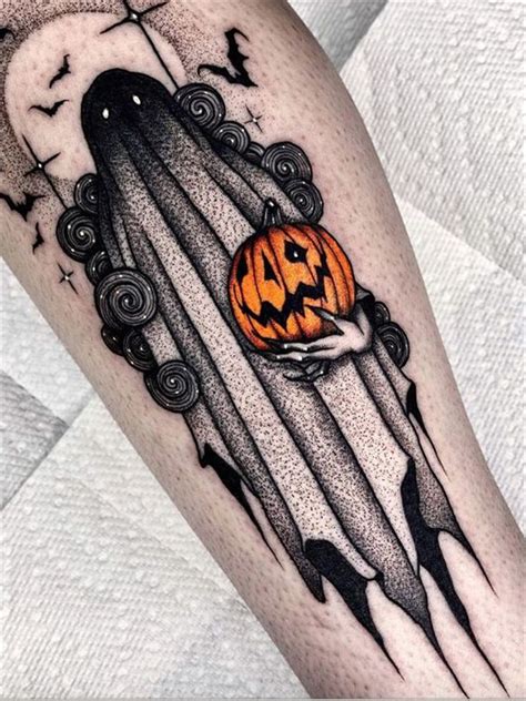 halloween themed feminine halloween tattoos|33 Best Halloween Tattoo Ideas — Scary Halloween。